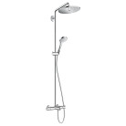 Душевая система HANSGROHE Croma Select 280 Air 1jet Showerpipe с термостатом для ванны, 26792000